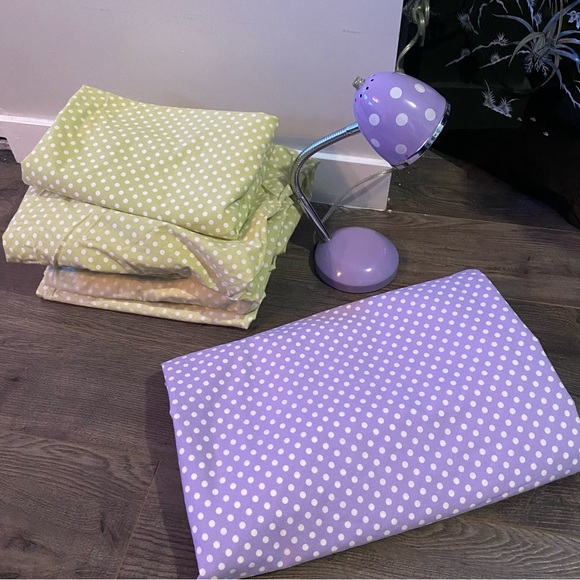 Pottery Barn Kids bedroom set duvet cover two full sets of sheets matching lamp - Picture 10 of 13